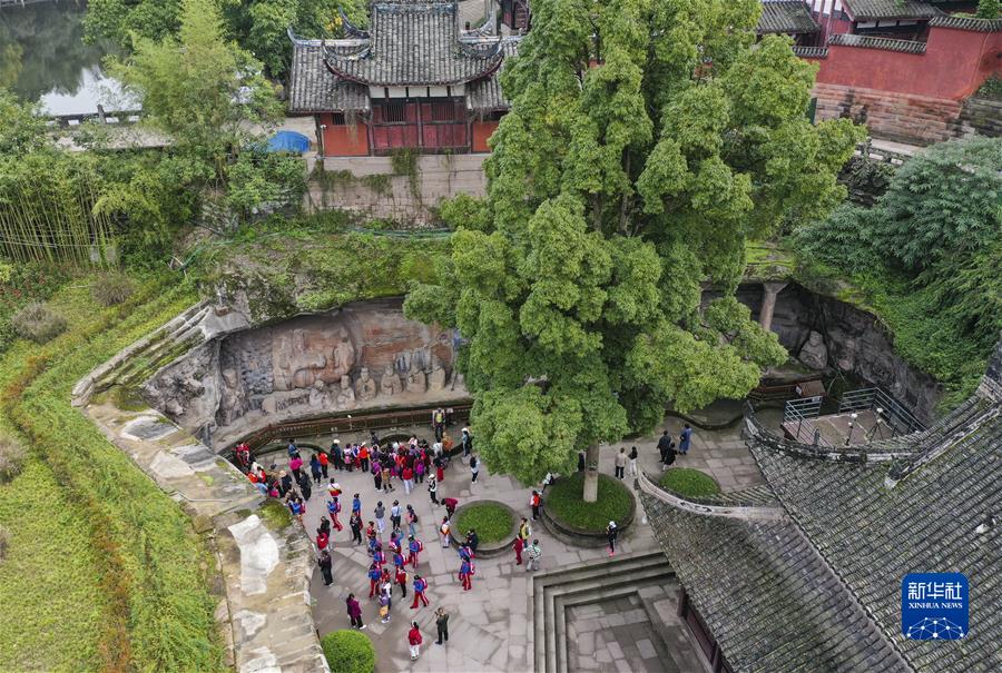 （經濟）（3）世界文化遺產大足石刻景區(qū)接待游客量創(chuàng)同期歷史新高