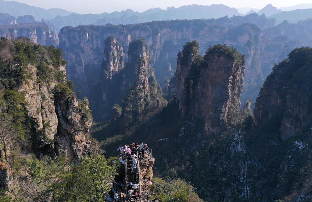 湖南張家界：春節(jié)將至 旅游升溫