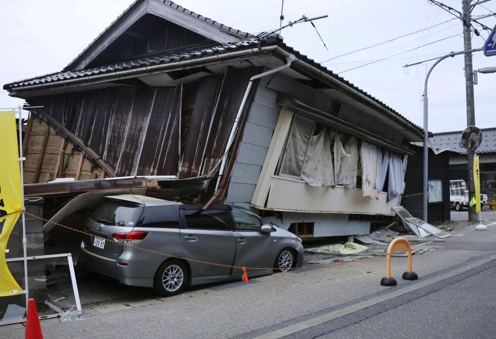 日本石川縣能登地區(qū)發(fā)生6.3級(jí)地震