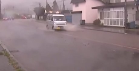 傾盆！日本北海道遭遇“創(chuàng)紀(jì)錄短時暴雨”